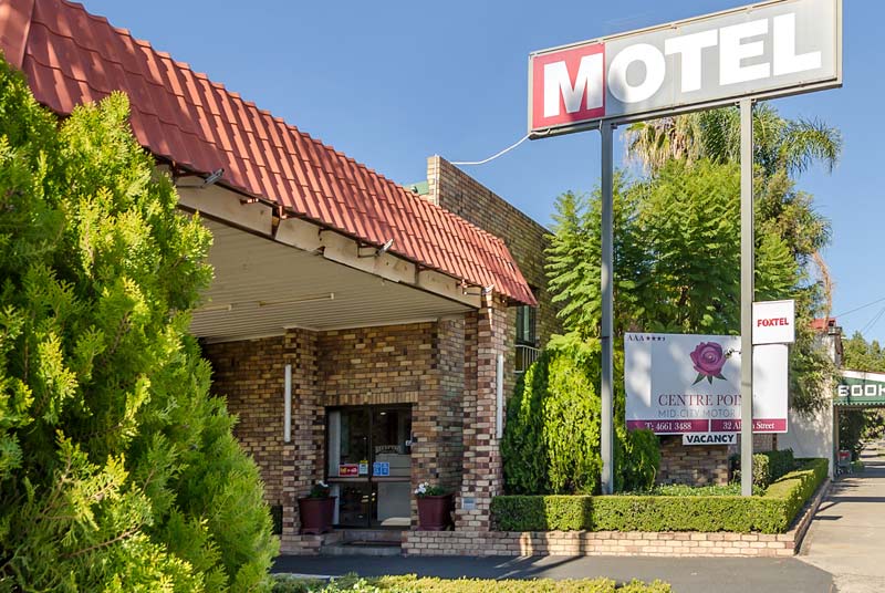 Motel Entrance